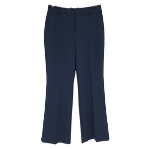 Worthington Curvy Trouser Blue High Rise Career Dress Pants Petite 4P